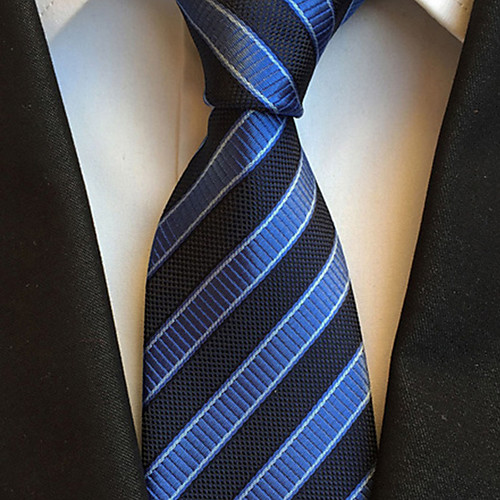 

Men's Party / Work / Basic Necktie - Striped