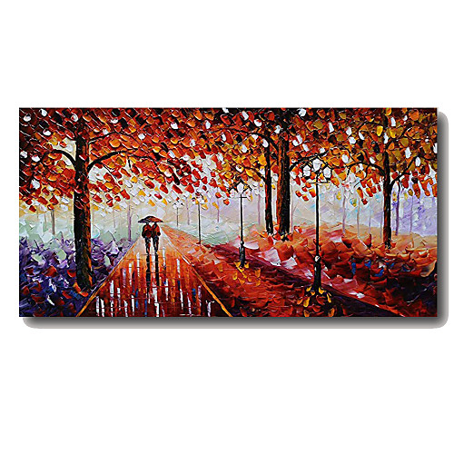 

100% Hand-Painted Contemporary Art Oil Painting On Canvas Modern Paintings Home Interior Decor Abstract 3D Street Art Painting Large Canvas Art(Rolled Canvas without Frame)