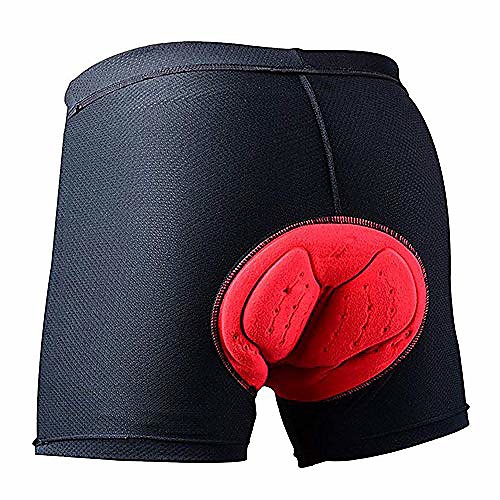 

cycling underwear for men 3d gel padded brethable elastic anti-shock, xxl