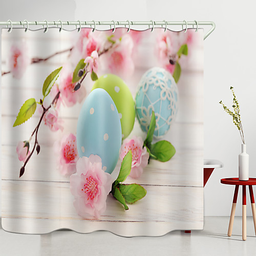 

Shower Curtains & Hooks Modern Polyester New Design