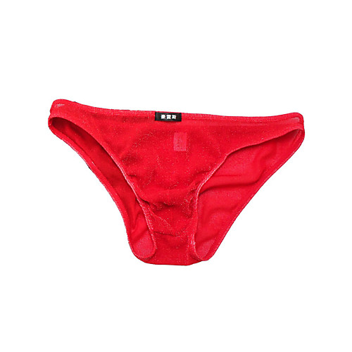 

Men's 1 Piece Basic Briefs Underwear - Normal Low Waist White Red Army Green M L XL
