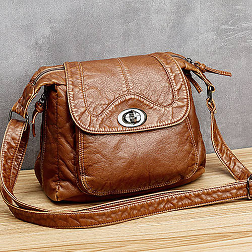 

women vintage casual solid small crossbody bag shoulder bag