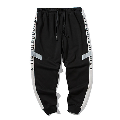

Men's Sweatpants Jogger Pants Color Block Drawstring Collarless Color Block Letter & Number Sport Athleisure Pants / Trousers Bottoms Sleeveless Breathable Moisture Wicking Sweat Out Comfortable