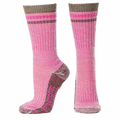 

Women's Mid Weight Merino Wool Sock (Pink)