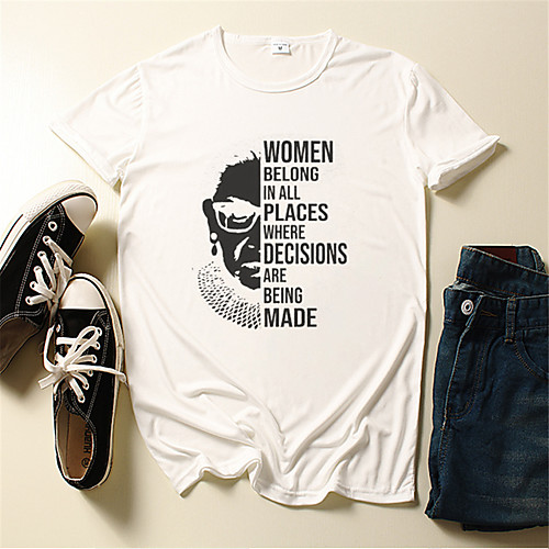 

Men's T shirt Other Prints Graphic Letter Print Short Sleeve Daily Tops Casual Sports White Black Blue