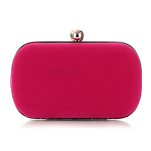 

Women's Bags Polyester Alloy Evening Bag Solid Color Party Wedding Wedding Bags Handbags Black Blue Red Fuchsia