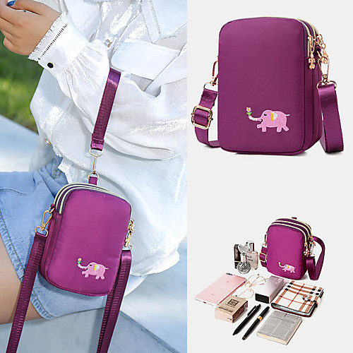 

women mini elephant pattern shoulder bag crossbody bag