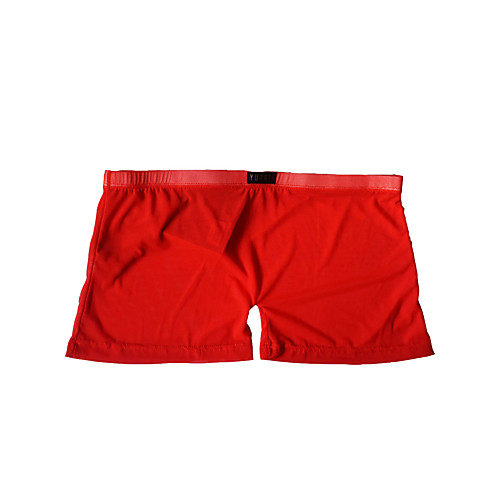 

Men's 1 Piece Basic Boxers Underwear - Normal Low Waist Black Red Khaki S M L