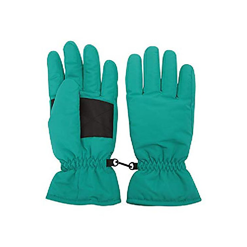 

Womens Ski Gloves - Snow Proof Green Medium