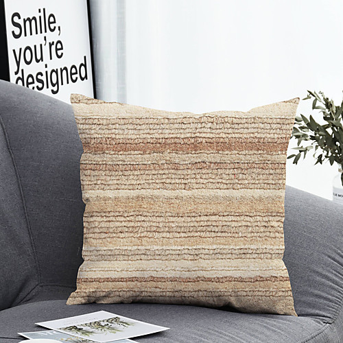 

1 pcs Polyester Pillow Cover & Insert Simple Classic Square Zipper Polyester Traditional Classic