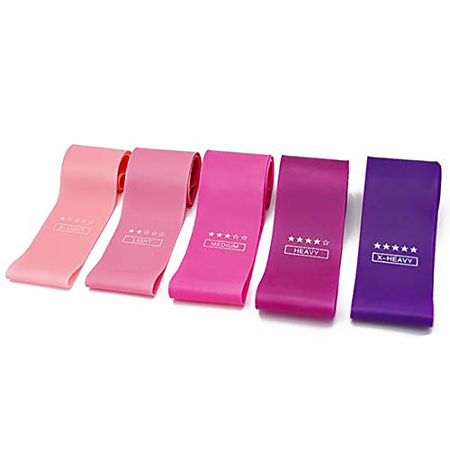 

5Pcs Resistance Bands for Legs and Butt Exercise Bands, Home Fitness, Crossfit, Stretching, Strength Training