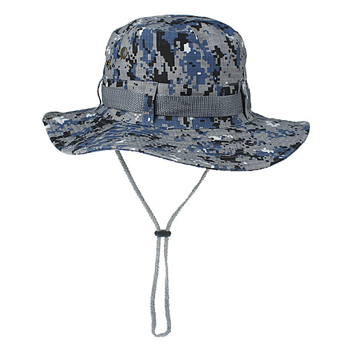 

Men's Sun Hat Fishing Hat Hiking Hat Outdoor UV Sun Protection Windproof UPF50 Quick Dry Spring Summer Hunting Ski / Snowboard Fishing Camouflage Color Camouflage Blue Jungle camouflage / Breathable