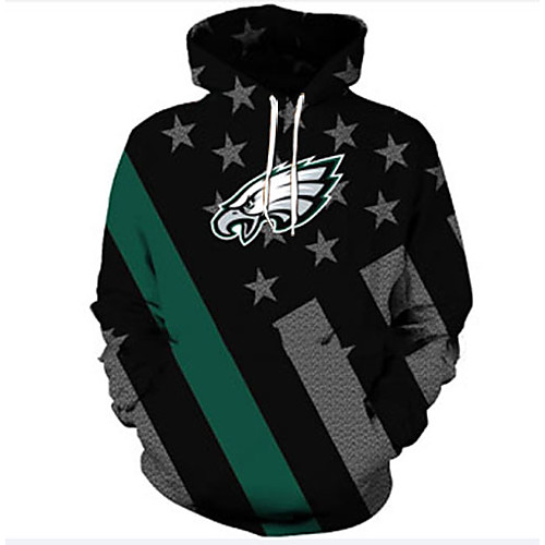 

Men's Pullover Hoodie Sweatshirt Graphic Hooded Daily Weekend 3D Print Basic Casual Hoodies Sweatshirts Black