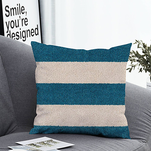 

1 pcs Polyester Pillow Cover & Insert Simple Classic Square Zipper Polyester Traditional Classic