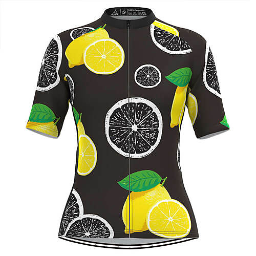 

Women's Short Sleeve Cycling Jersey Black Fruit Bike Top Mountain Bike MTB Road Bike Cycling Breathable Quick Dry Sports Clothing Apparel / Stretchy / Athleisure
