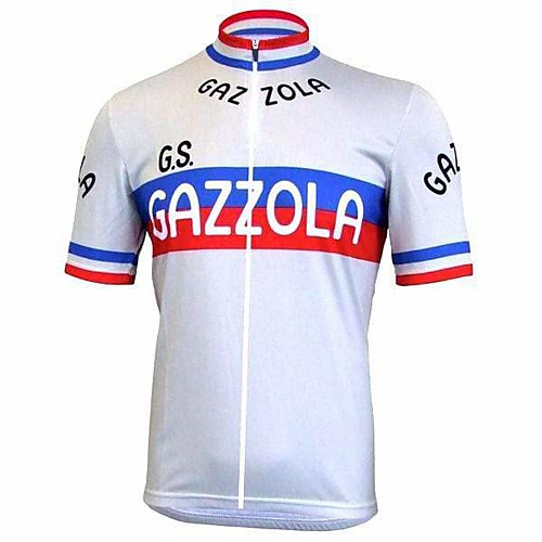 

21Grams Men's Short Sleeve Cycling Jersey White Bike Top Mountain Bike MTB Road Bike Cycling Breathable Sports Clothing Apparel / Stretchy / Athletic