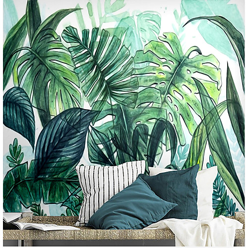 

Botanical Art Deco Landscape Home Decoration Classic Modern Wall Covering, Canvas Special Material Material Adhesive required Wallpaper Mural Wall Cloth, Room Wallcovering