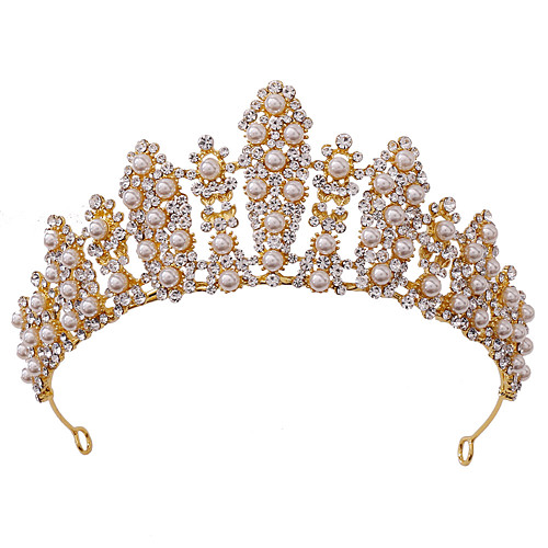 

Wedding Alloy Tiaras with Metal 1 Piece Wedding / Party / Evening Headpiece