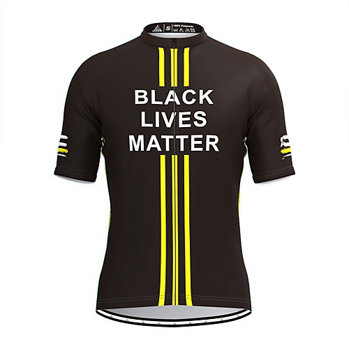 

Men's Short Sleeve Cycling Jersey Black Stripes Bike Top Mountain Bike MTB Road Bike Cycling Breathable Sports Clothing Apparel / Stretchy / Athletic