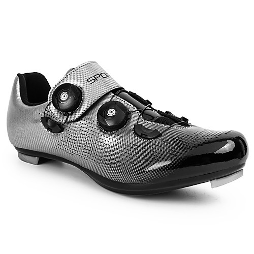 

Men's Trainers Athletic Shoes Outdoor Cycling Shoes Leather Non-slipping Black Red Gray Color Block Fall Spring