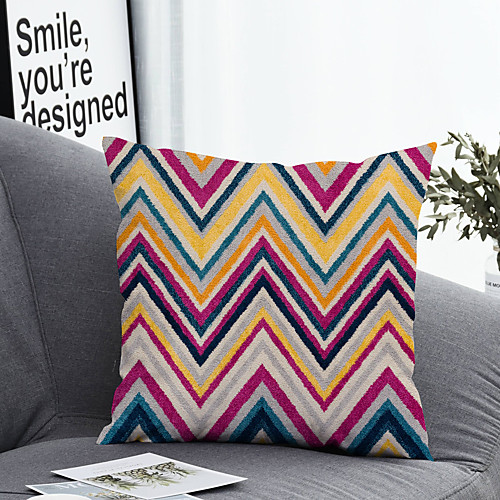 

1 pcs Polyester Pillow Cover & Insert Simple Classic Square Zipper Polyester Traditional Classic