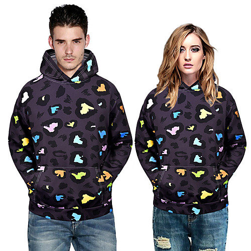 

Men's Pullover Hoodie Sweatshirt Graphic Graphic Prints Print Sports & Outdoor Daily 3D Print Casual Hoodies Sweatshirts Purple