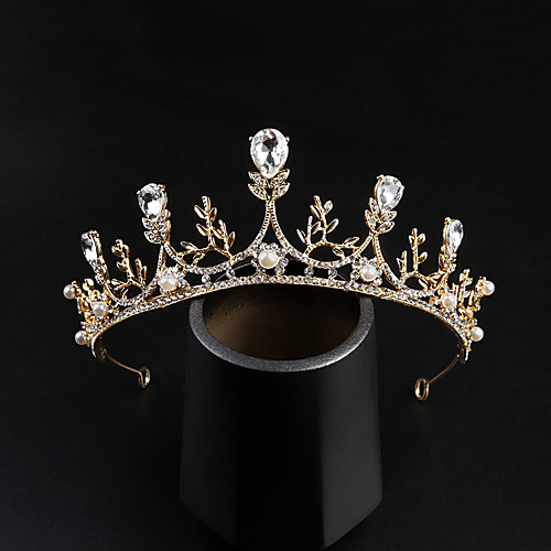 

Wedding Alloy Tiaras with Metal 1 Piece Wedding / Party / Evening Headpiece