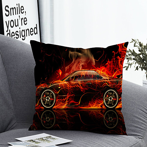 

1 pcs Polyester Pillow Cover & Insert Simple Classic Square Zipper Polyester Traditional Classic