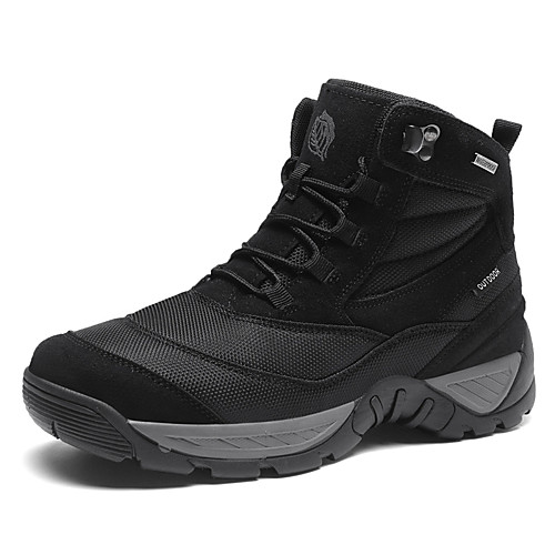 

Men's Hiking Shoes Anti-Slip Breathable Wearable Comfortable Hiking Outdoor Exercise Running Spring, Fall, Winter, Summer Black Brown