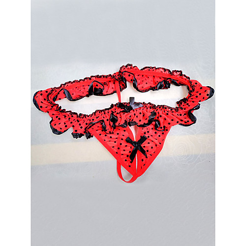 

Men's 1 Piece Basic G-string Underwear - Normal Low Waist Red One-Size