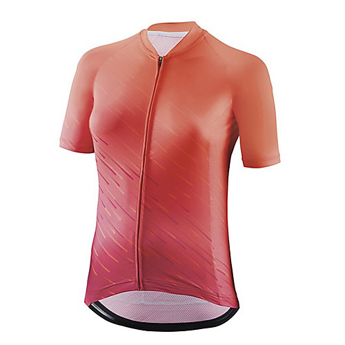 

21Grams Women's Short Sleeve Cycling Jersey Blue Orange Gradient Bike Top Mountain Bike MTB Road Bike Cycling Breathable Quick Dry Sports Clothing Apparel / Stretchy / Athleisure