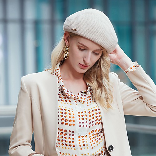 

Headwear Casual / Daily Wool / Acrylic Hats with Solid 1pc Casual / Daily Wear Headpiece