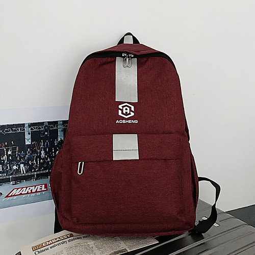 

men oxford cloth large capacity casual outdoor students school bag backpack