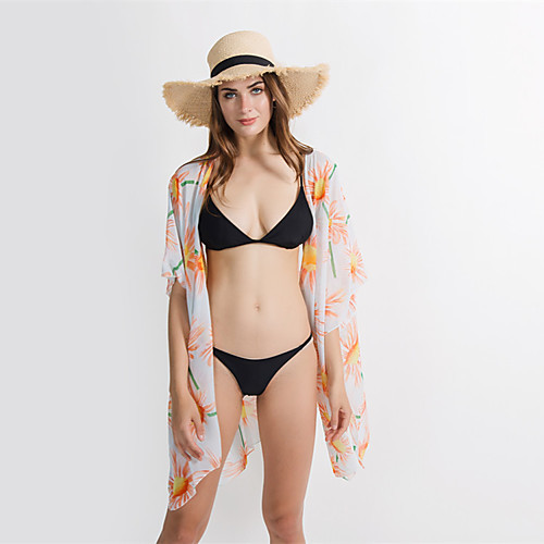 

Short Sleeve Shawls / Sweet POLY Honeymoon / Holiday Shawl & Wrap / Women's Wrap With Flower