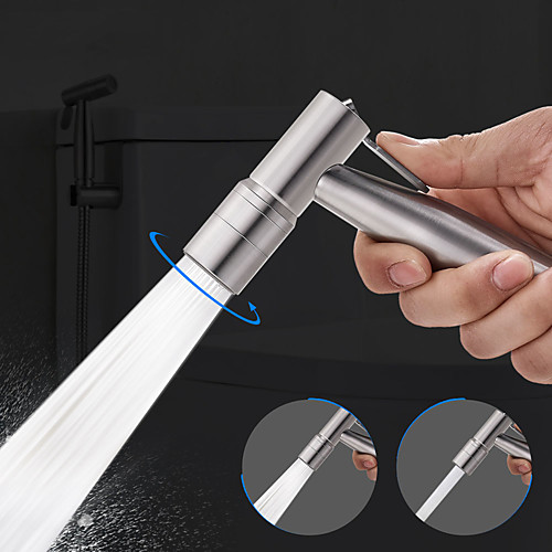 

Single hole Bidet Brushed Steel Self-Cleaning Contemporary