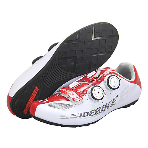 

SIDEBIKE Adults' Bike Shoes Anti-Slip Breathable Mountain Bike MTB Road Cycling Cycling / Bike White Women's Men's Cycling Shoes