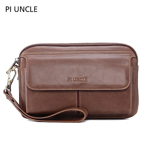 

men vintage genuine leather large capacity crossbody bag