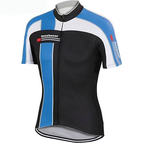 

Women's Short Sleeve Cycling Jersey Black Patchwork Bike Top Mountain Bike MTB Road Bike Cycling Breathable Quick Dry Sports Clothing Apparel / Stretchy / Athleisure