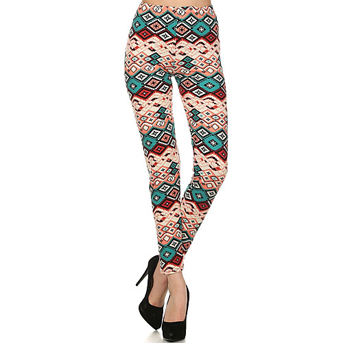 

Women's Stylish Streetwear Breathable Comfort Sports Holiday Leggings Pants Graphic Full Length Print Rainbow