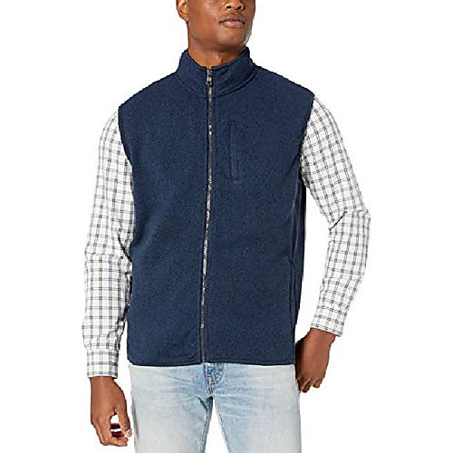 

Women's Men's Hiking Vest / Gilet Hiking Fleece Jacket Winter Outdoor Lightweight UV Sun Protection Breathable Quick Dry Jacket Top Fishing Climbing Camping / Hiking / Caving Blue stand-up collar