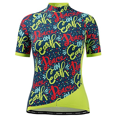 

21Grams Women's Short Sleeve Cycling Jersey Dark Navy Bike Top Mountain Bike MTB Road Bike Cycling Breathable Quick Dry Sports Clothing Apparel / Stretchy / Athleisure