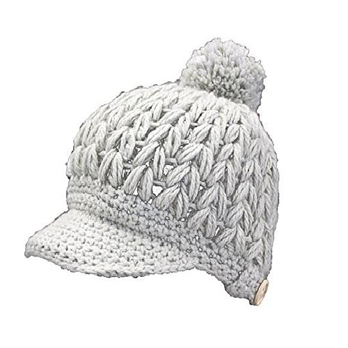 

Handmade Crochet Beanie Hat Gray (Made With 100% Acrylic Yarn)