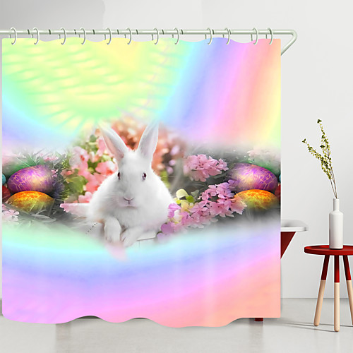 

Shower Curtains & Hooks Modern Polyester New Design