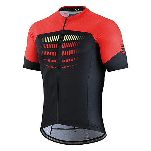 

21Grams Men's Short Sleeve Cycling Jersey Black Bike Top Mountain Bike MTB Road Bike Cycling Breathable Sports Clothing Apparel / Stretchy / Athletic