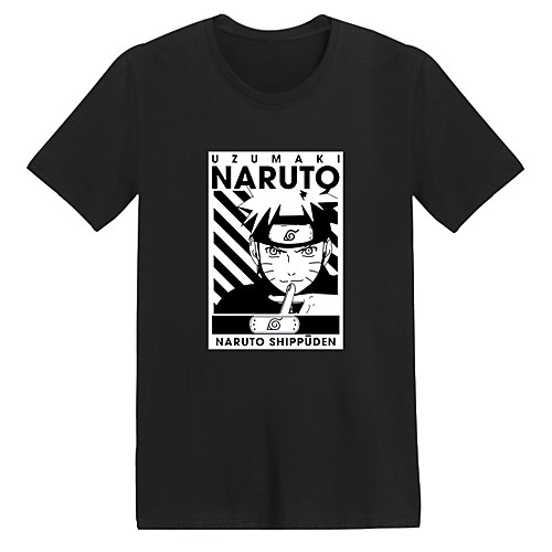 

Inspired by Naruto Uzumaki Naruto Cosplay Costume T-shirt Microfiber Graphic Prints Printing T-shirt For Women's / Men's