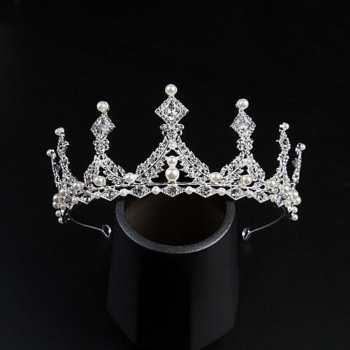 

Wedding Alloy Tiaras with Metal 1 Piece Wedding / Party / Evening Headpiece