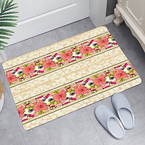 

Bathroom Bath Mats Novelty Absorbent Bathroom Rug Nonwoven New Design