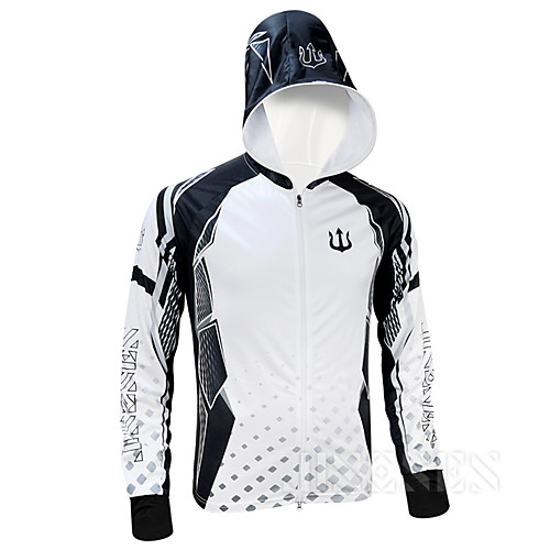 

Men's Hoodie Jacket Fishing Jacket Breathable Quick Dry UPF50 Jacket Sports & Outdoor Fishing