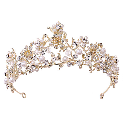 

Wedding Alloy Tiaras with Metal 1 Piece Wedding / Party / Evening Headpiece