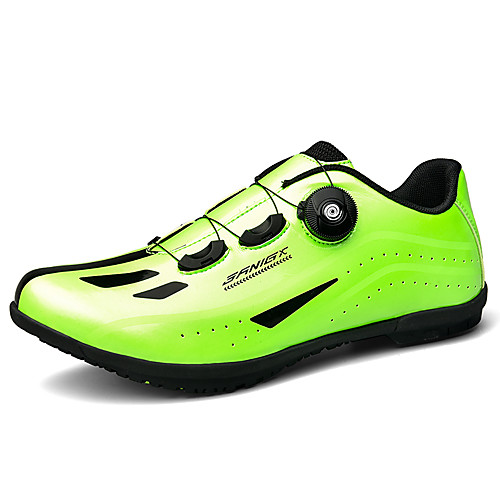 

Unisex Trainers Athletic Shoes Sporty Outdoor Cycling Shoes Leather Non-slipping Black / Red White / Green Color Block Fall Spring